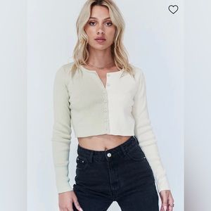 NEW Princess Polly Cropped Cardigan Top 🌼